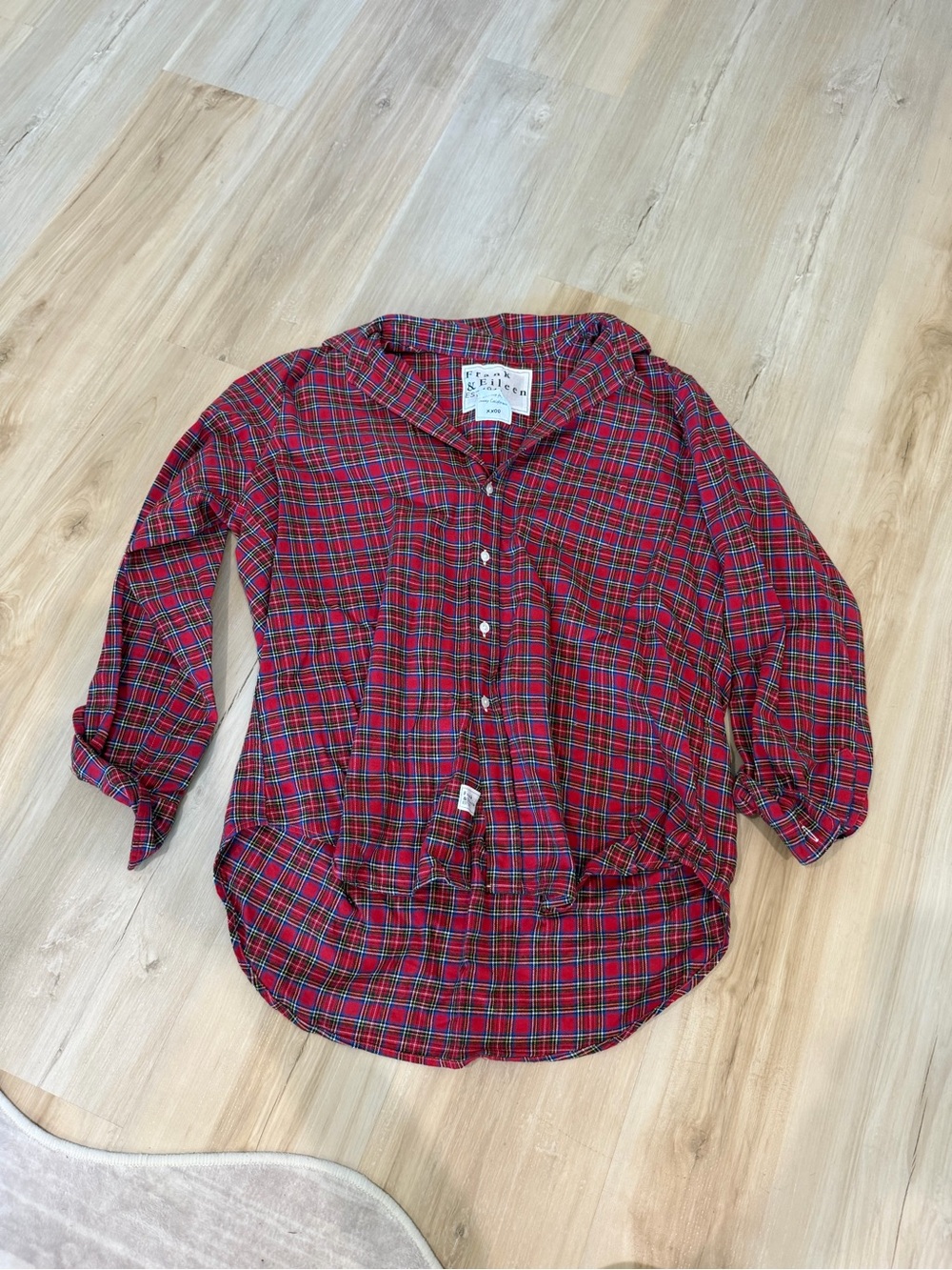 Frank & Eileen Red Plaid Button-Down Shirt
